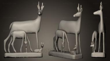 Animal figurines (STKJ_0481) 3D model for CNC machine